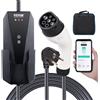VEVOR Cavo di ricarica VEVOR per auto elettriche Caricatore da 3,68 kW Cavo di ricarica EV tipo 2 spina CEE 8-16A monofase Stazione di ricarica EV Lunghezza cavo 8,6 m Scatola da parete impermeabile