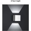 Simes lift doppia emissione con lampada Dulux 18W colore grigio