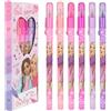 Depesche TOP Model Set di Penne Gel Girly in Rosa e Viola