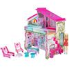 LINDT - LISCIANIGIOCHI Lisciani Barbie Dream summer Villa a 2 Piani con Bambola Inclusa