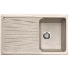 PLADOS Lavello in composito da cucina incasso TELMA by Plados linea Pacific una vasca 79x50 - Avena