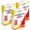 Equilibra Integratori Alimentari, Vitamina D3, Integratore Vitamina D3 per la Normale Funzione del Sistema Immunitario, per il Mantenimento di Ossa Normali, 2000 UI, 3 Pezzi da 30 Compresse Altodosate