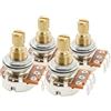 Musiclily Pro Metrica B500K Mini Potenziometro Split Shaft 9,5mm 4 Pezzi