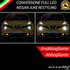 ELT KIT FARI FULL LED PER NISSAN JUKE ANABBAGLIANTI ABBAGLIANTI CANBUS 6000K
