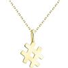 Sofia Milani - Collana da Donna in Argento 925 - Placcata in Oro - Ciondolo Puzzle - N0464