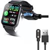 Blueshaweu Caricatore magnetico compatibile con WeurGhy Y6 Bambini Smartwatch,Magnetico Charger Cable Orologio collegato USB 3.3ft Compatibile con WeurGhy/Hoxe/Aycy Y6 1.85 Pollici Smartwatch