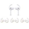 Zotech 3 paia di coperture per ganci per orecchie, compatibili con Apple AirPods di 1a/2a/3a/4a generazione e EarPods, vestibilità sicura, colore bianco