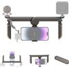 SMALLRIG Smartphone Video Rig Pieghevole, Phone Rig per Vlogging per Videomaker per iPhone 15/14/13/12 Pro Max per Samsung S10+ S10 S9 per Huawei P30 Pro e Altri Telefoni Android - 4047