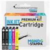 Mondo Stampa - KIT 5 NUOVE Cartucce COMPATIBILI 604XL Alta Capacità (2 Nero + 3 Colori) per Epson XP-2200 XP-2205 XP-3200 XP-3205 XP-4200 XP-4205 WF-2930DWF WF-2910DWF