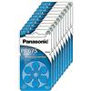 Panasonic PR675 Batterie zinco-aria per apparecchi acustici, Tipo 675, 1.4V, Batterie per apparecchi acustici, 10 confezioni (60 pezzi), blu