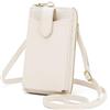 Peacocktion Custodia a tracolla, piccola borsa a tracolla da donna, borsa a tracolla con scomparti per carte di credito, borsa a tracolla da donna