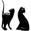 SIMDIM Scultura decorativa moderna per soggiorno, scultura, decorazione per soggiorno, statuetta, libreria, decorazione da tavolo, ufficio, casa, moderno, sculpture, gatti, code e gioielli, organizzatore