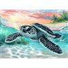 AIRDEA Tartaruga marina Diamond Painting, Laguna insulare Diamond Painting Kit Completo, Diamantini Crystal Art Hobby Creativi Adulti Decorazione per Casa 40x30 cm