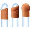 YILIUJIUJIU 3pcs Silicone Fore-Skin Penis Cock Ring Sleeve Extension Prolong Silicone Penis Extender Beads Cock Sleeve Ritardo Sex Toy per gli uomini