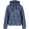 1989 Studio Giacca Uomo In Denim Marbled Con Zip 1989 STUDIO Blu Full Zip FW25 RRP1185