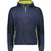 CMP Con Cappuccio, Extralight E Imbottita con Primaloft Black Eco, Giacca Uomo, Cosmo, 48