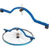 Mimoke Strumento di misurazione centrale in alluminio - Centratore universale per ruote da 12 a 29 pollici, compatibile con MTB, bici da strada, BMX, utilizzabile anche con pneumatici montati (blu)