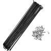 A ABSOPRO Raggi per Bicicletta 14G 36 Pezzi per Mountain Bike 210mm