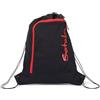 Satch Sacca Sportiva Borsa Sportiva per Ragazze e Ragazzi con Tasca con Cerniera, 12 Litri, agganciabile agli Zaini Fire Phantom - Nero