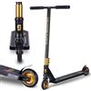 SUOTU Monopattino Freestyle, Sterzo a 360°, Monopattino da Trick con Ruote in PU 85A 100 mm, Stunt Scooter per Bambini Adolescente e Adulti, Capacità di Carico: 100 kg, Alluminio (Nero - Arcobaleno)