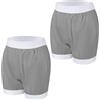 CARER Healthcare Incontinence Pregnancy Carer 2 Pezzi Copripannolini per Adulti Incontinenza Boxer Intimo Impermeabile Antifuga Lavabile Riutilizzabile Unisex Neri Taglia 3XL
