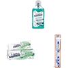 PASTA DEL CAPITANO 1905 Bundle Pasta del Capitano: Collutorio Antiplacca 400ml + Dentifricio Antitartaro Bio 75ml + Spazzolino Family Medio. Kit Igiene Orale Made in Italy