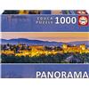 Educa - Alhambra Granada | 1000 pezzi puzzle per adulti in formato panoramico. Misura assemblato: 96 x 34 cm. Include la colla del fix puzzle +14 anni (19576)