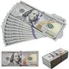 Leeelyan 200 Pezzi Soldi Giocattolo,Prop Money,100$ Banconote Contraffatte,Oggetti di Banconote False,Banconota per la Fotografia, le Feste e i Giochi di Ruolo