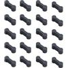 BinPhorm Accessori Ferroviari In Legno,20 PCS Pezzi di Collegamento per Binari Connettori per Binari Connettori per Treni in Legno Adattatori Compatibili