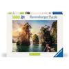 Ravensburger Puzzle 1000 Pezzi Rocce Cheow Lan, Thailana - Puzzle Adulti +14 anni, 70 x 50 cm, Puzzle per Adulti, Collezione Il Potere della Natura, Idee Regalo