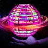 Ivtivfu Palla Volante (Rosa, Migliorata): Flying Ball con LED Hover UFO Spinner Palla Magica Boomerang, Giochi e Giocattoli Volanti per Bambini, Regalo di 6 7 8 9 10 11 12 Anni