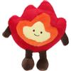 Supvox Morbido peluche a forma di fiamma, fumetto, simulazione di fuoco, morbido cuscino decorativo per campeggio, feste, idea regalo