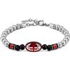 LOWELL BRACCIALE MILAN IN ACCIAIO 316L CON SMALTO