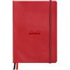 RHODIA 194450C - Taccuino rigido Goalbook Creation ROSSO PAPAVERO - A5 - 14,8X21cm - Puntinato DOT - 160 pag. Carta Clairefontaine Maya NERA liscia 120 g/m² - COPERTINA Simil Cuoio
