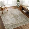 Livabliss Surya Dukan Vintage Passatoia Tappeto Salotto Lavabile in Lavatrice per Ingresso, Corridoio, Soggiorno, Cucina, Esterni, Stile Tradizionale Classico, Tappeti Runner Lungo Beige, Avorio, 80x220cm