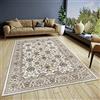 HANSE Home Saraceni - Tappeto orientale classico a trama fitta con ornamenti e motivi floreali, morbido pelo corto, per camera da letto, sala da pranzo, soggiorno, corridoio, crema, 140 x 200 cm