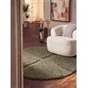 Ted Baker - Moderno tappeto a pelo lungo rotondo Jasper - Morbido tappeto per soggiorno, design geometrico, struttura Shaggy 3D, fatto a mano, effetto molto profondo per soggiorno, camera da letto