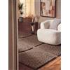 Ted Baker - Moderno tappeto a pelo lungo Jasper - Morbido tappeto per soggiorno, design geometrico, struttura Shaggy 3D, fatto a mano, effetto molto profondo per soggiorno, camera da letto, marrone