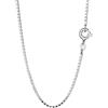 NKlaus Collana 80cm catena veneziana taglio diamante argento 925 larghezza 1,2mm 8188