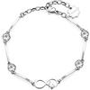 Brosway Bracciale Donna, Bracciale Rigido in Acciaio e Cristalli con Simbolo Infinito | Collezione Chakra - BHKB029