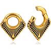 Vankula Tunnel per orecchio Pesi Appendini Stretched Heavy Plugs Gauges Orecchini in Acciaio Inox Orecchie Expander Piercing Gioielli per Uomo Donna 4 mm 6 mm 10 mm, Metallo