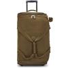 Kipling TEAGAN M Borsone medio con ruote, Upright, Smooth Khaki (Khaki)