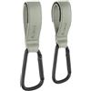 Jane Jané Ganci Universali per Passeggino, Set 2 Pezzi, Fino a 5 kg per Gancio, Cinghie Regolabili Antiscivolo,Verde