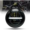 bamotoop Faro LED rotondo per moto da 5,75 pollici certificato E per Harley Davidson Dyna Street Bob Super Wide Glide Low Rider Night Rod Train Sportster Iron 883 Indian Scout Triumph