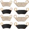 Mabutingti Pastiglie freno anteriori e posteriori sinterizzate compatibili con Polaris Sportsman 570-X2 570-Utility ACE 500 570 2015-2021 2202413 2204088 2202412 2208935