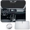 CDEFG [Aggiornamento] CDEFG Compatibile con Nissan Juke F16 / Hybrid 2020-2024 2025 2026 Parasole Copri Parabrezza Frontale Parasole Parabrezza Auto Parasole Accessori
