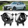 AutoBeeDen Fendinebbia compatibile con BMW (F20 F21 F22 F23 F30 F31 F32 F33 F34 F36 F45 F46, Active Gran Tourer Turismo Coupe), Serie 1 2 3 4, 11/2010-02/2017, 1 Paio (Nero)