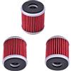 Kurihina Compatibile con filtro olio 140 per yamaha 250 YFZ450 YFZ450R YZ250F YZ250FX ABS WR250 F/R/X KN-140 WR450F YZ450F YZ450FX YZF-R125