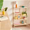 Atmosphera Scaffale 5 Ripiani cm.75 h.100 in Metallo colore Beige