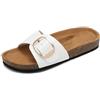 ARRIGO BELLO Sandali Donna Estive Comodi Ciabatte Fibbia Regolabile Pantofole Antiscivolo Moda Scarpe Piscina Spiaggia Taglia 36-41(C Kaki,Taglia 39)
